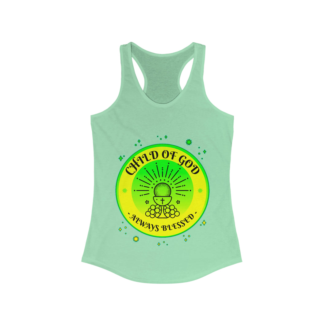 Women's Racerback Tank CHILD OF GOD