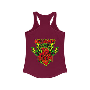 Women's Racerback Tank BOOM