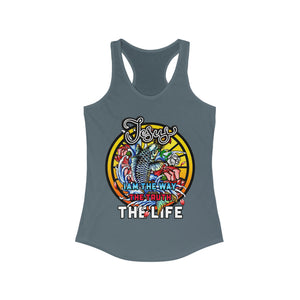 Women's Racerback Tank THE LIFE