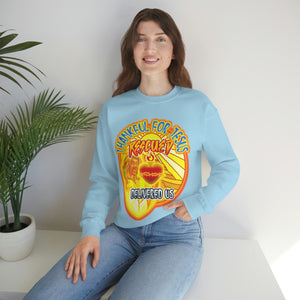 Unisex Heavy Blend™ Crewneck Sweatshirt RESCUED DELIVERED US