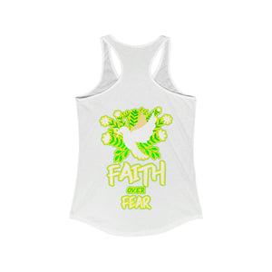 Women's Racerback Tank FAITH OVER FEAR