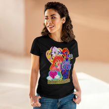 Load image into Gallery viewer, Women&#39;s Midweight Cotton Tee Real Love
