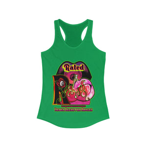 Women's Racerback Tank Rated R