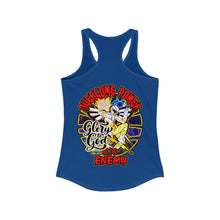 Load image into Gallery viewer, Women&#39;s Racerback Tank OVERCOME POWER OF THE ENEMY LUKE 10:19
