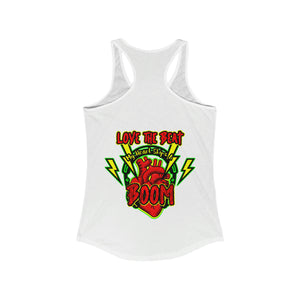 Women's Racerback Tank BOOM