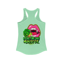 Load image into Gallery viewer, Women&#39;s Racerback Tank VEGETARIAN MONSTER
