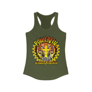 Women's Racerback Tank ALMIGHTY STRENGTH