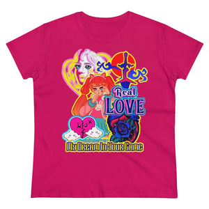 Women's Midweight Cotton Tee Real Love