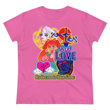 Load image into Gallery viewer, Women&#39;s Midweight Cotton Tee Real Love
