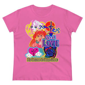 Women's Midweight Cotton Tee Real Love