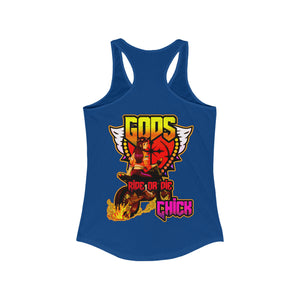 Women's Racerback Tank Gods Ride Or Die