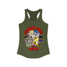 Load image into Gallery viewer, Women&#39;s Racerback Tank OVERCOME POWER OF THE ENEMY LUKE 10:19
