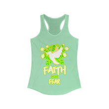 Load image into Gallery viewer, Women&#39;s Racerback Tank FAITH OVER FEAR
