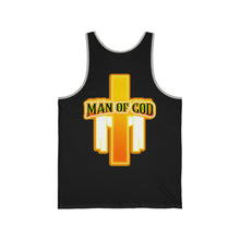 Load image into Gallery viewer, Unisex Jersey Tank MAN OF GOD
