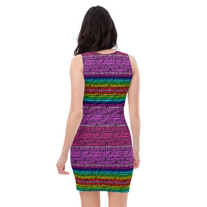 Pink Rainbow Baltik Dress - Sacred Kandy