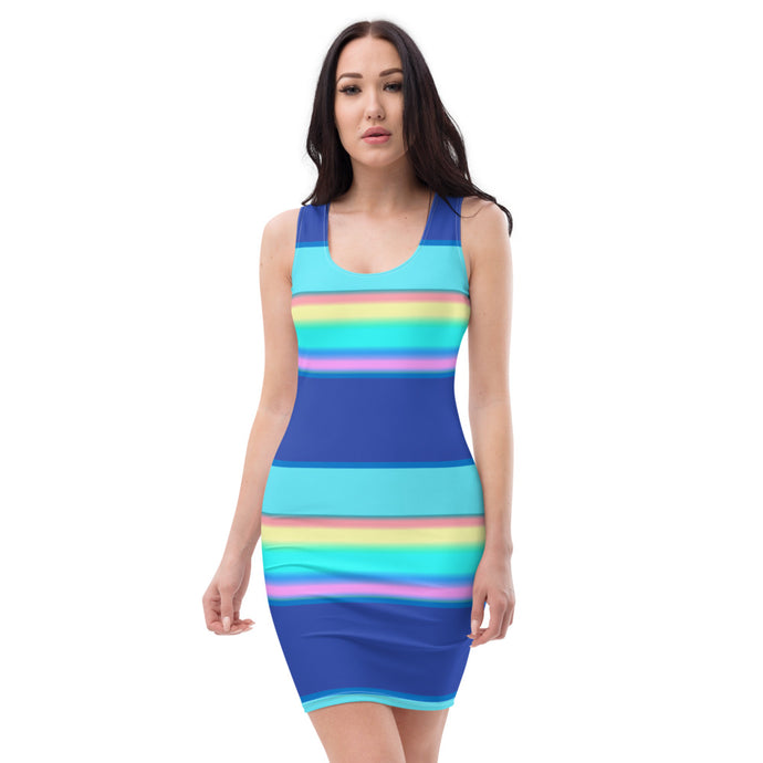 Blue Rainbow Dress - Sacred Kandy