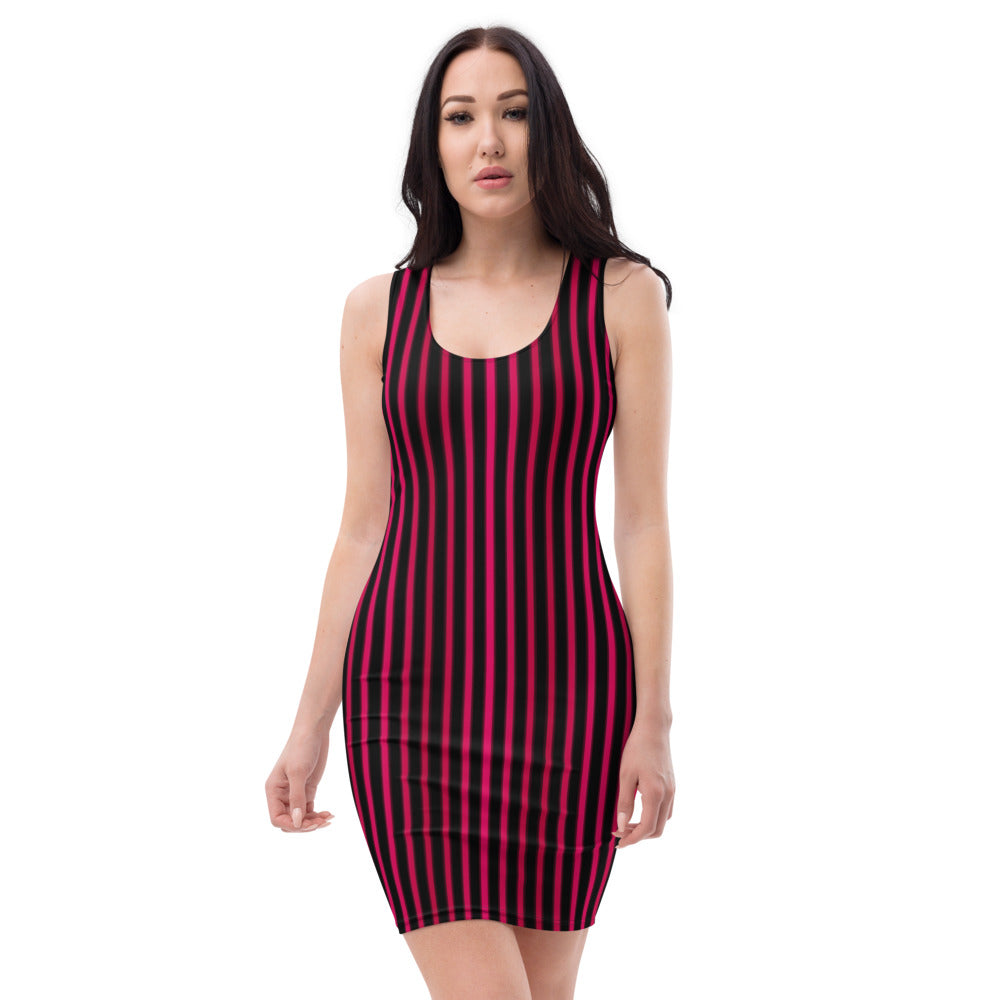 Scarlet Black Stripe Dress