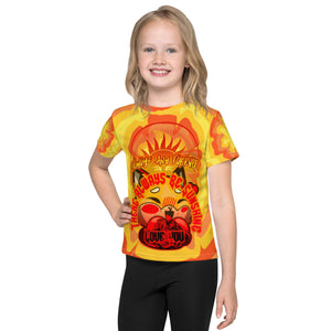 Girl's crew neck t-shirt Always Sunshine