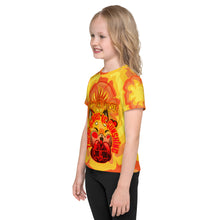 Load image into Gallery viewer, Girl&#39;s crew neck t-shirt Always Sunshine
