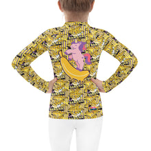 Load image into Gallery viewer, Girl&#39;s Rash Guard Go Bananas
