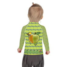 Load image into Gallery viewer, Kids Rash Guard Hey Apple
