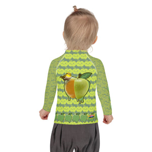 Kids Rash Guard Hey Apple