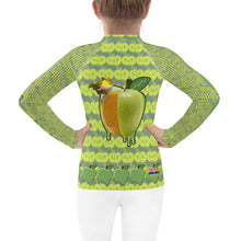 Load image into Gallery viewer, Kids Rash Guard Hey Apple
