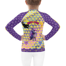 Load image into Gallery viewer, Girl&#39;s Rash Guard Meow Meow
