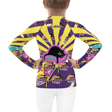 Load image into Gallery viewer, Girl&#39;s Rash Guard Pizza Time
