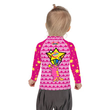 Load image into Gallery viewer, Girl&#39;s Rash Guard Catnicorn Star
