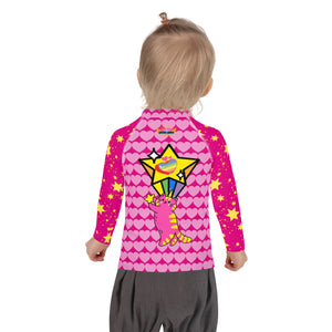 Girl's Rash Guard Catnicorn Star