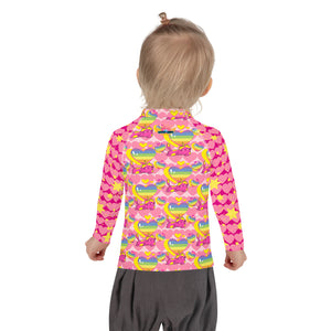 Girl's Rash Guard Lovely Catnicorn Naps