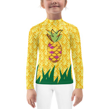 Load image into Gallery viewer, Girl&#39;s Rash Guard Pineapple Sweetie
