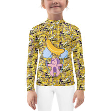 Load image into Gallery viewer, Girl&#39;s Rash Guard Go Bananas
