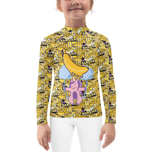 Girl's Rash Guard Go Bananas