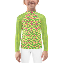 Load image into Gallery viewer, Girl&#39;s Rash Guard Sweet Lime
