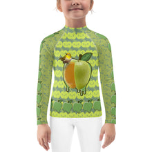 Load image into Gallery viewer, Kids Rash Guard Hey Apple
