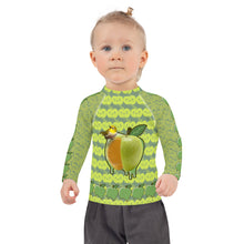 Load image into Gallery viewer, Kids Rash Guard Hey Apple
