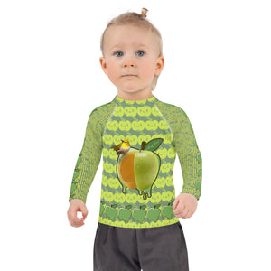 Kids Rash Guard Hey Apple