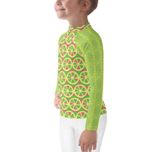 Load image into Gallery viewer, Girl&#39;s Rash Guard Sweet Lime
