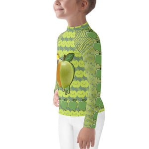 Kids Rash Guard Hey Apple