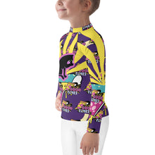 Load image into Gallery viewer, Girl&#39;s Rash Guard Pizza Time
