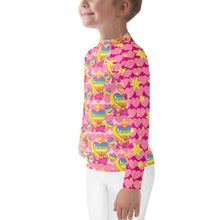 Load image into Gallery viewer, Girl&#39;s Rash Guard Lovely Catnicorn Naps
