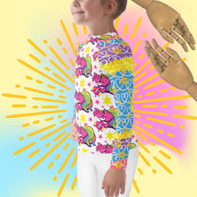 Load image into Gallery viewer, Girl&#39;s Rash Guard Unicorn Puppet Powers
