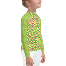 Load image into Gallery viewer, Girl&#39;s Rash Guard Sweet Lime
