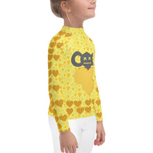 Load image into Gallery viewer, Kids Rash Guard Heart Of Gold
