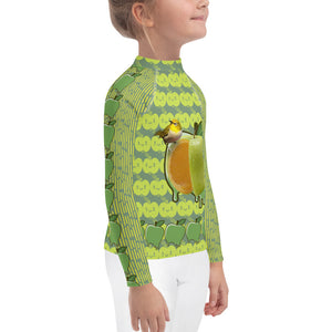 Kids Rash Guard Hey Apple