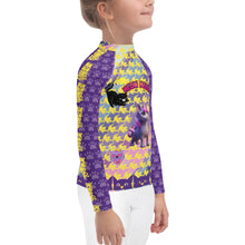 Load image into Gallery viewer, Girl&#39;s Rash Guard Meow Meow
