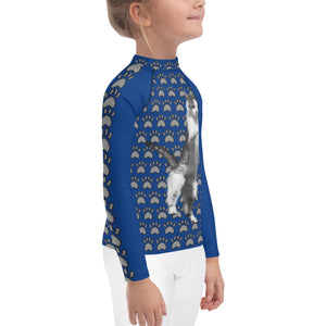 Kids Rash Guard Throw Some Paws