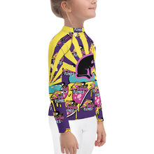 Load image into Gallery viewer, Girl&#39;s Rash Guard Pizza Time
